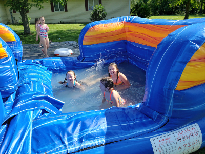 22 ft Illini Water Slide pool