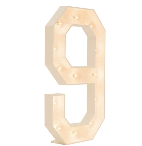 MARQUEE LIGHT NUMBER 9