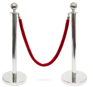SILVER STANCHIONS