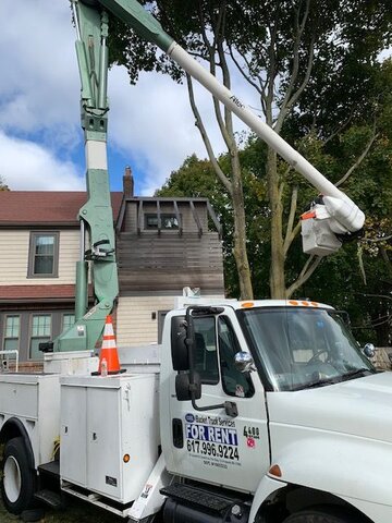 60' Bucket Truck w/ Material Handler