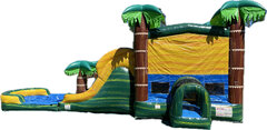 Wet/Dry Bounce Houses with Slide