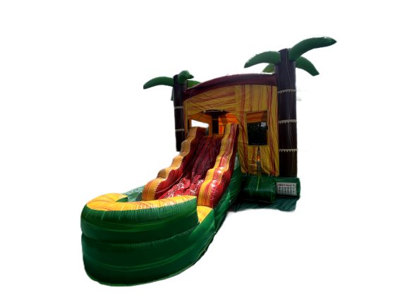Package 3 Combo Bounce House With 10x20 Tent Tables and Chairs