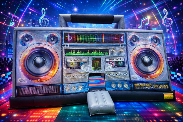 208-BOOM BOX BOUNCE HOUSE