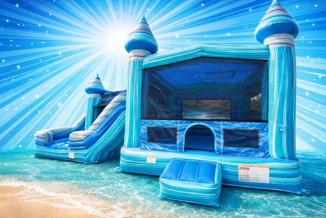 325-OCEAN BLUE DUAL LANE WET/DRY