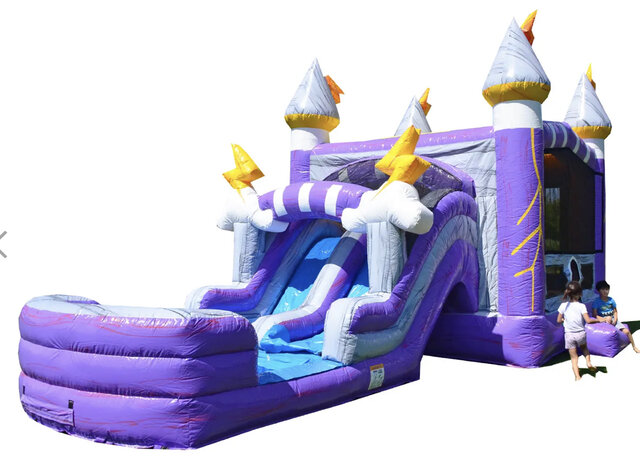 301- THUNDER DUAL LANE BOUNCE HOUSE WET/DRY