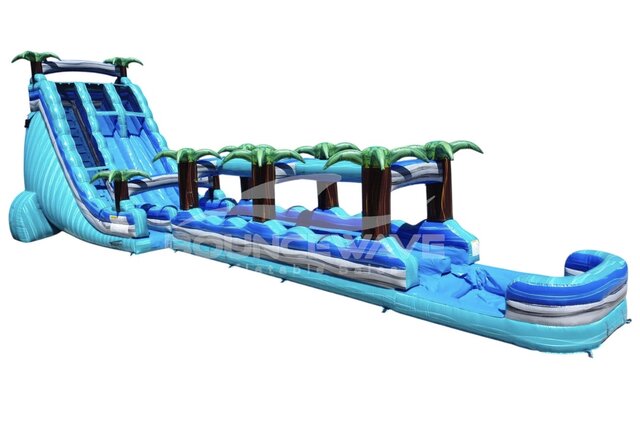 32FT BLUE RUSH WATERSLIDE 