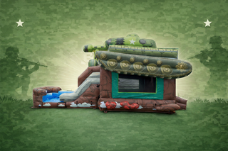 TANK COMBO BOUNCE HOUSE WET/DRY