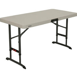 4-Foot Commercial Adjustable Folding Table