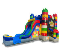 Block Party Combo Bounce House (Dry)