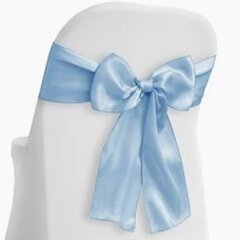 Chair Sash, Baby Blue Satin