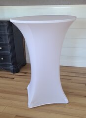 Fitted Bistro Table Cover (White)