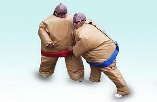 Sumo Suits (2) with Mat