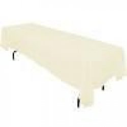 Table Linens, ivory lap length