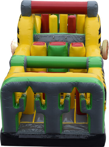 Awesome Austin Inflatable Obstacle Course! 
