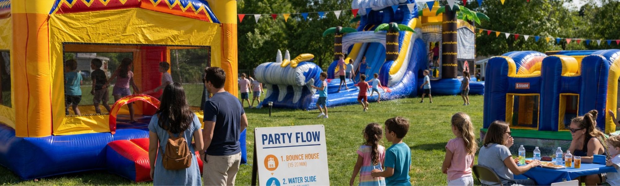 Party Flow and Bounce Houses