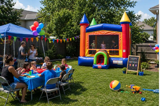 Bounce Houses for Birthday Parties