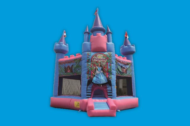 Princess castle bounce house rental