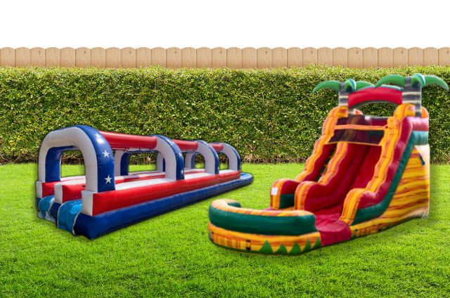 Choose Waterslide or Slip and Slide