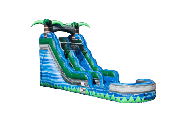 15 ft Blue Crush Water Slide