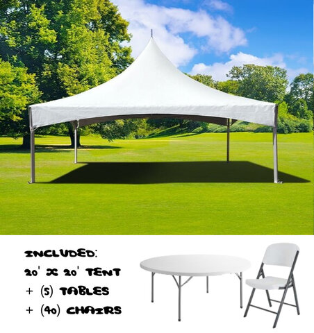 20x20 Tent Package