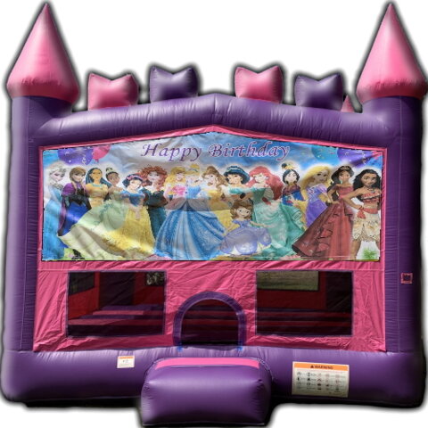 Princess Castle Happy Birthday Bounce House