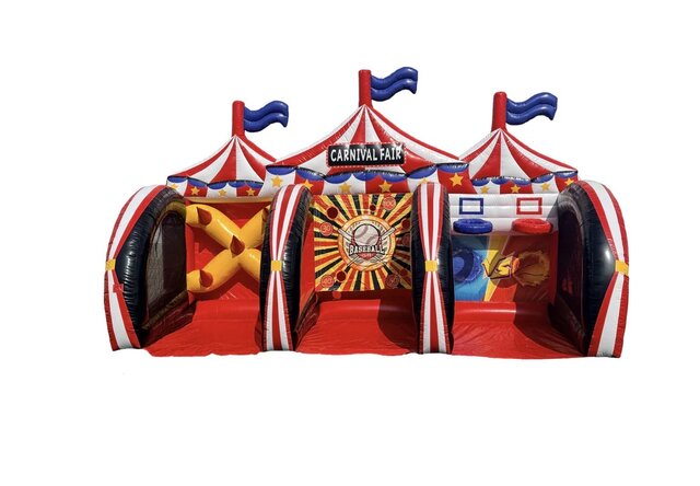 Carnival Arena 3 Game Basketball/Baseball/Ring Toss