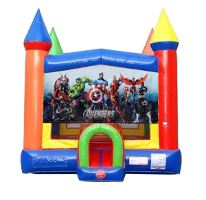 Avengers Moonwalk Castle Bounce House