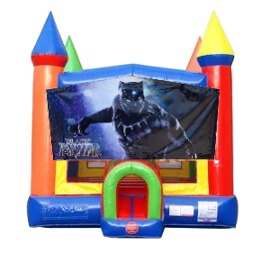 Black Panther Moonwalk Castle Bounce House