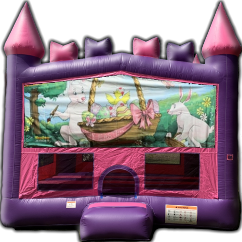 Princess Castle Happy Easter Bounce House