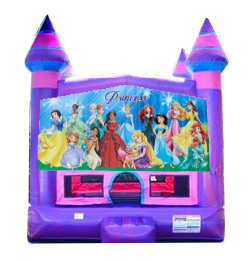 Princesses Purple Castle Moonwalk