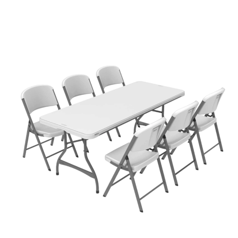 1 Table and 6 Chairs Rental in Austin | Operation Jump