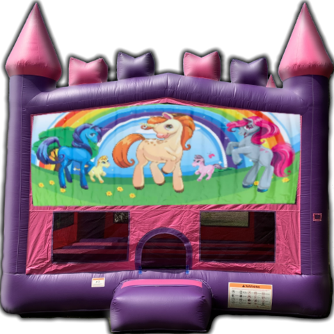 Unicorns Princess Bounce Castle