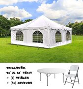 20x20 Tent Package