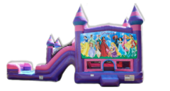 Disney Princesses Purple Castle Double Lane Combo