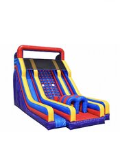 Dual Purple Rock Climb and Slide