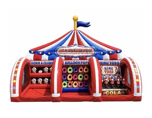 Carnival Arena 3 Game Down A Clown, Balloon Pop, Ring Toss
