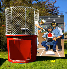 Red Baseball Dunk Tank