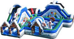 Winter Playground Inflatable Obstacle Course