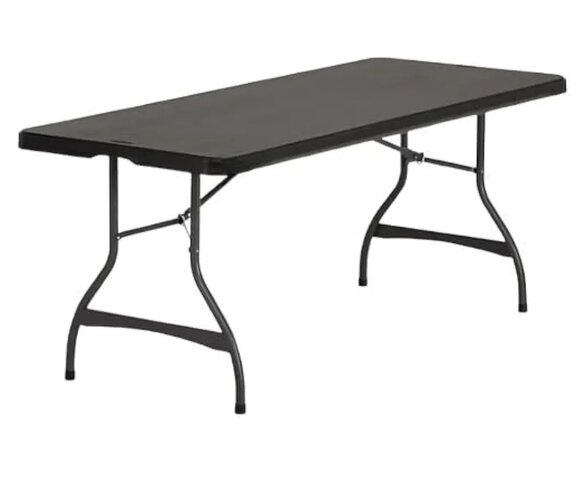 6 Ft Black Tables 