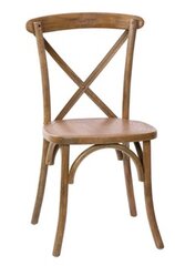 Dark Natural Crossback Chair