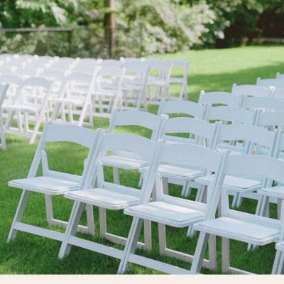 white garden folding chairs 