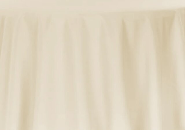 Beige 132” Round Tablecloth