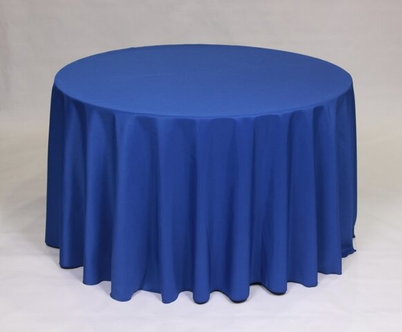 Royal Blue 120” Round Table Cloth