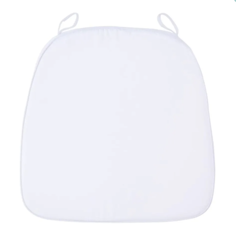 White Chair Cushion