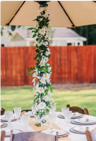 Umbrella Pole Decor