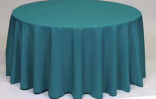 Teal 120" Table Cloth