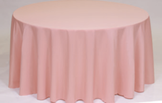 Coral 120" Round Table Cloth