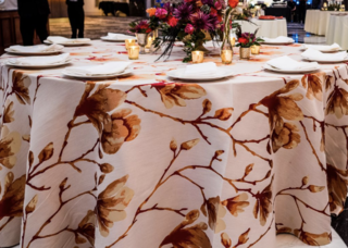 Arian Mandarian 132" Round Table Cloth