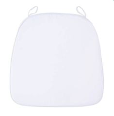 White Chair Cushion