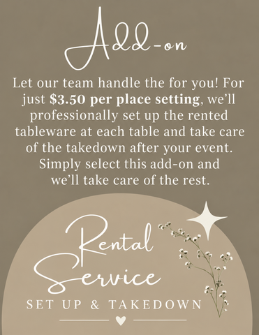 Rental Setup Service and takedown